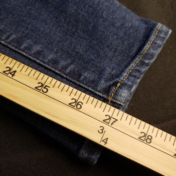 Madewell Mid Rise Skinny‎ Jeans Dark Wash 25 - Picture 7 of 9